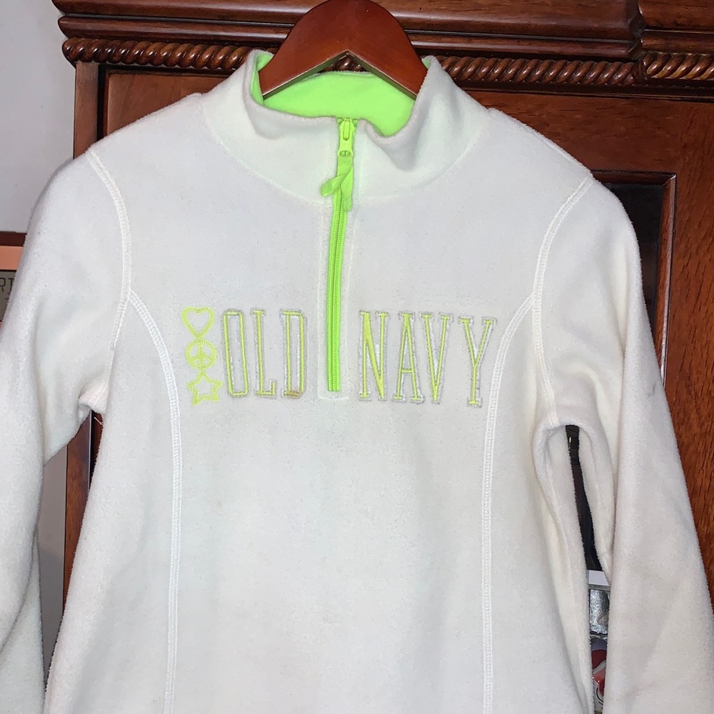 White Sherpa Pullover
